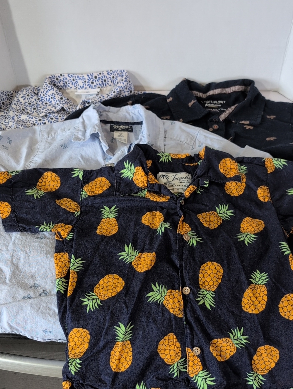 Kids size 4 And 5 T Vacation Bundle- 4 Shirts
